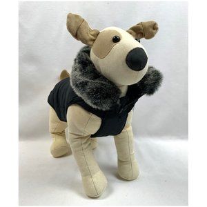 Dog Gone Smart Hemlock Dog Jacket, 10", black, NWT